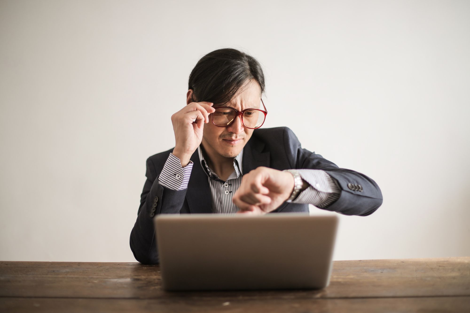 businessman-in-bad-time-management-concept-stock-image-everypixel