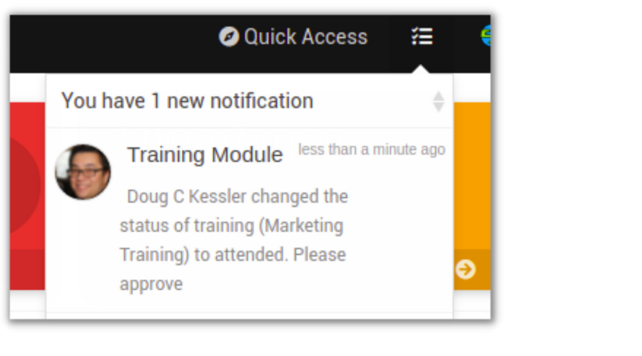 Approve Training Session