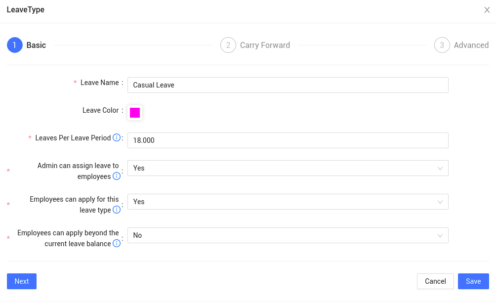 Singapore Casual Leave