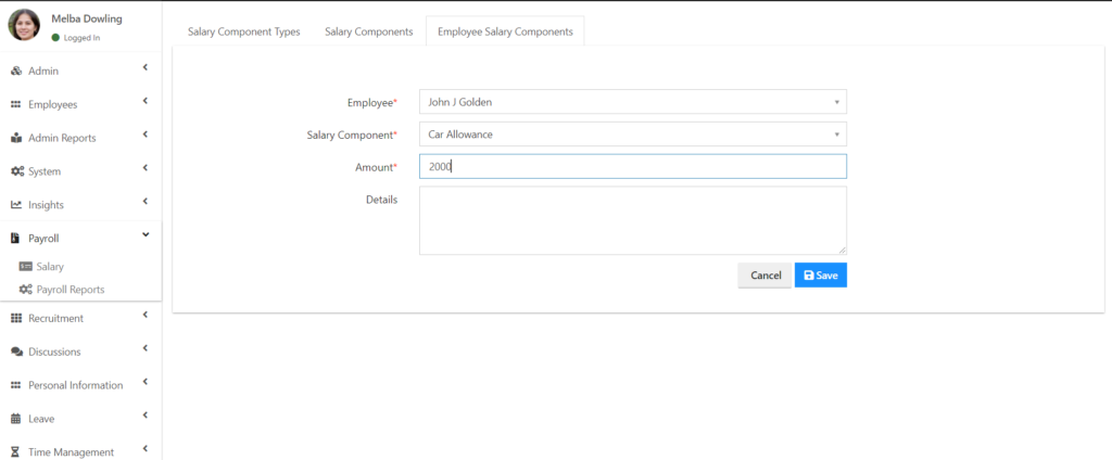 Employee Salary Details