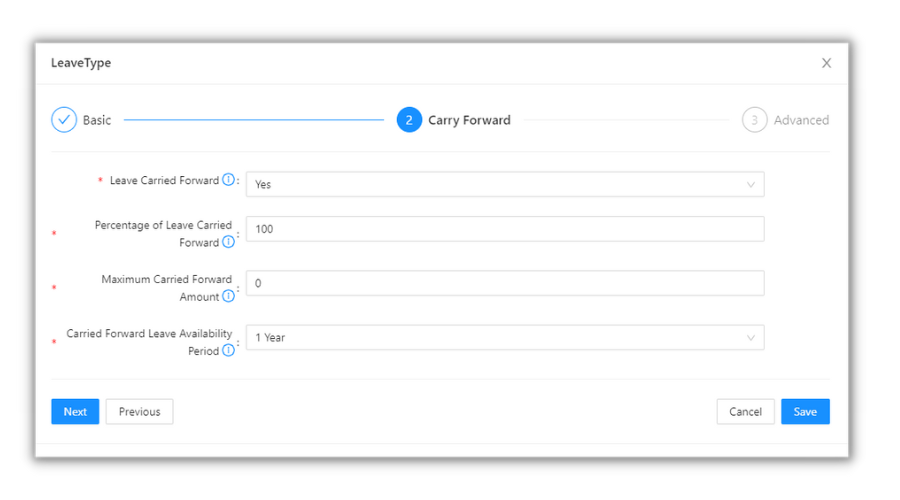 Annual Leave Carry Forward