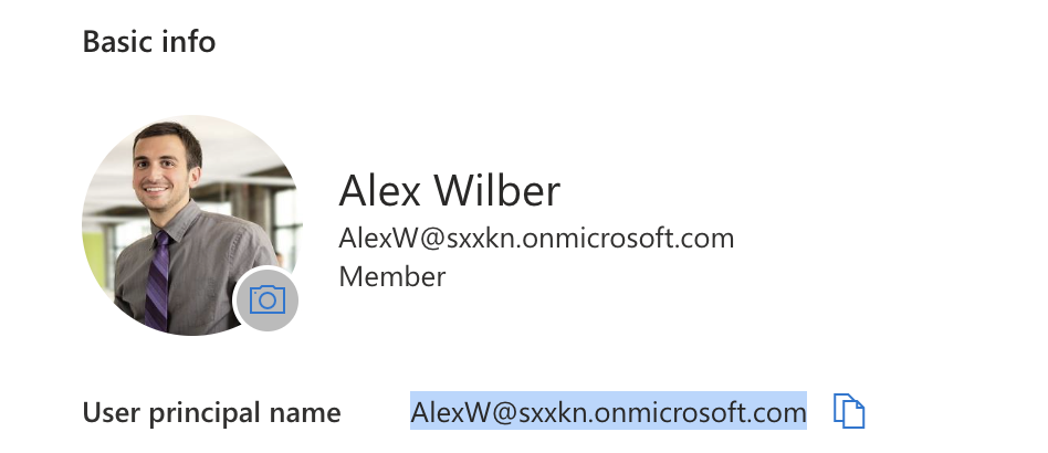 Azure User Profile