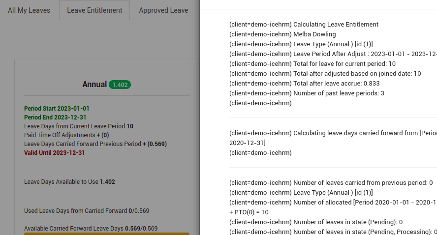 Leave Entitlement and Leave Calculations