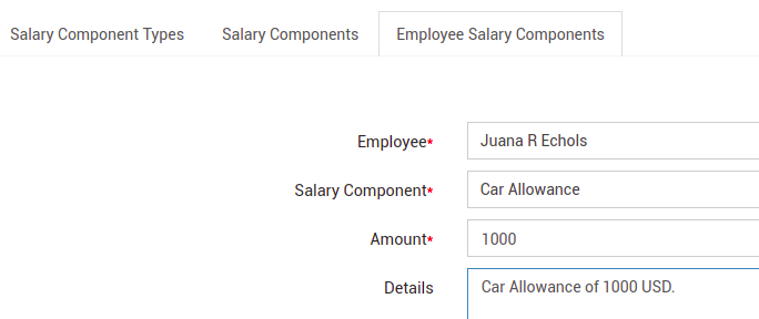 Define Your Own Salary Components