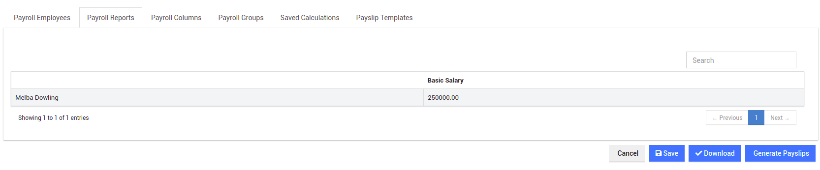 Simple Payroll Example - IceHrm