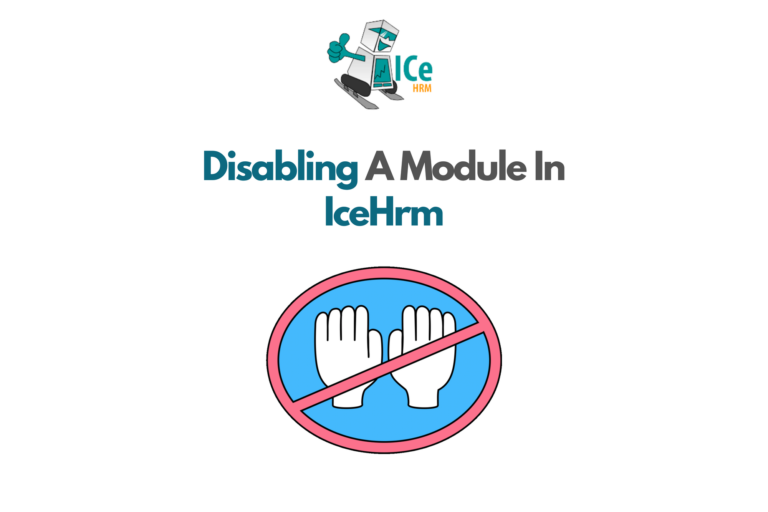 Disabling A Module in IceHrm