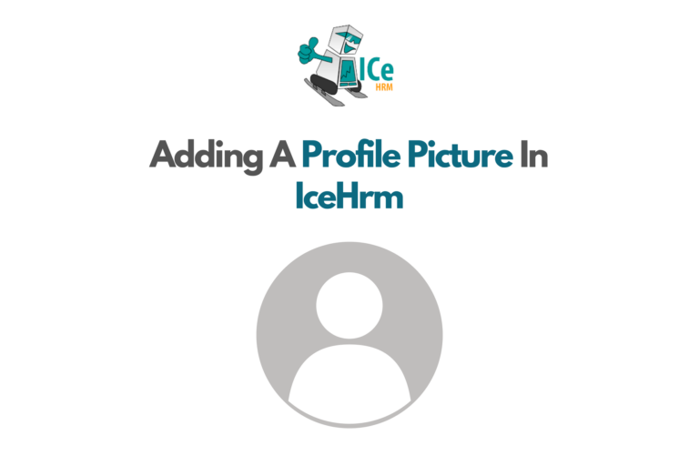 Adding A Profile Picture in IceHrm