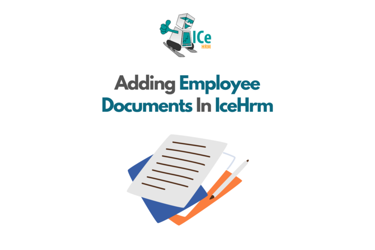 Adding Employee Documents in IceHrm