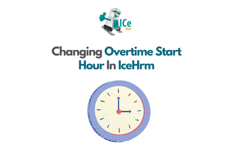 Changing Overtime Start Hour in IceHrm